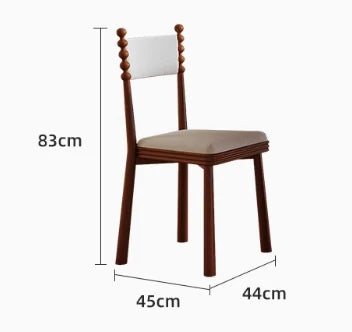 無垢材使用モダンチェア - おしゃれなダイニングの必需品、快適さとスタイルを両立! hsms-4924