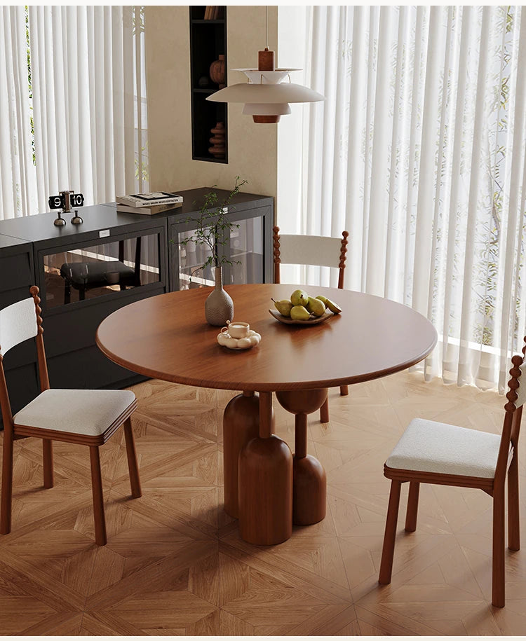 無垢材使用モダンチェア - おしゃれなダイニングの必需品、快適さとスタイルを両立! hsms-4924