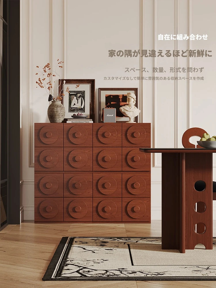 モダンデザインの多層板キャビネット - スタイリッシュな収納解決策でお部屋を演出 hsms-4925