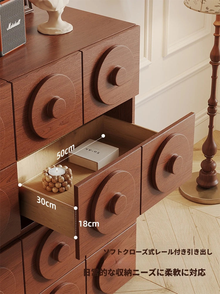 モダンデザインの多層板キャビネット - スタイリッシュな収納解決策でお部屋を演出 hsms-4925