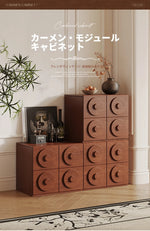 モダンデザインの多層板キャビネット - スタイリッシュな収納解決策でお部屋を演出 hsms-4925