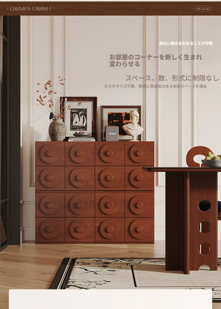 モダンデザインの多層板キャビネット - スタイリッシュな収納解決策でお部屋を演出 hsms-4925