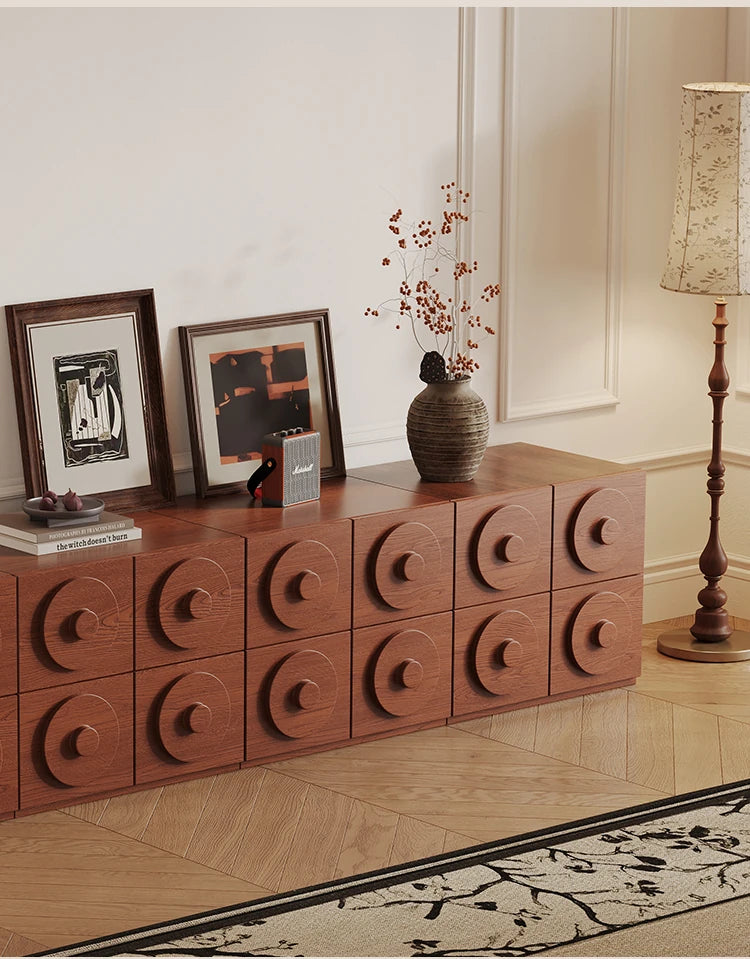 モダンデザインの多層板キャビネット - スタイリッシュな収納解決策でお部屋を演出 hsms-4925