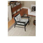 アッシュ材と本革使用のスタイリッシュチェア|モダンインテリアに最適なリビングチェア hsms-4926