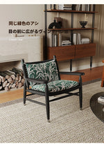 アッシュ材と本革使用のスタイリッシュチェア|モダンインテリアに最適なリビングチェア hsms-4926