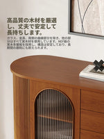 魅力的なデザインの多層板ガラス製キャビネット - おしゃれな収納ソリューションとインテリアアクセント hsms-4928