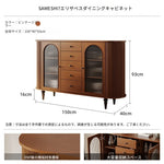 魅力的なデザインの多層板ガラス製キャビネット - おしゃれな収納ソリューションとインテリアアクセント hsms-4928