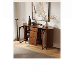 魅力的なデザインの多層板ガラス製キャビネット - おしゃれな収納ソリューションとインテリアアクセント hsms-4928