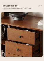 魅力的なデザインの多層板ガラス製キャビネット - おしゃれな収納ソリューションとインテリアアクセント hsms-4928