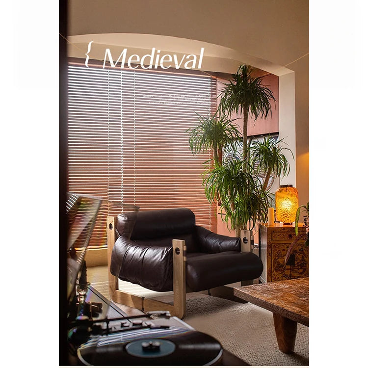 アッシュ材使用 本革&合成皮革ソファー ダウン&シリコンフィルの快適なリラックスチェア hsms-4931