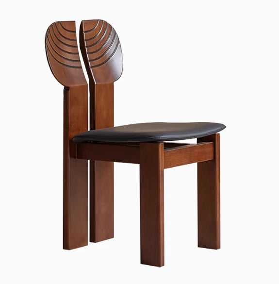 モダンアッシュ材チェア PUレザー座面付き|おしゃれなインテリアにもぴったり hsms-4934