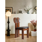 モダンアッシュ材チェア PUレザー座面付き|おしゃれなインテリアにもぴったり hsms-4934