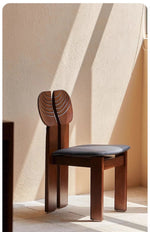 モダンアッシュ材チェア PUレザー座面付き|おしゃれなインテリアにもぴったり hsms-4934