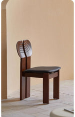 モダンアッシュ材チェア PUレザー座面付き|おしゃれなインテリアにもぴったり hsms-4934