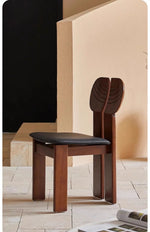 モダンアッシュ材チェア PUレザー座面付き|おしゃれなインテリアにもぴったり hsms-4934