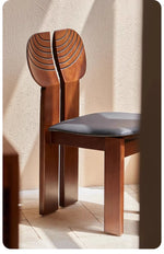 モダンアッシュ材チェア PUレザー座面付き|おしゃれなインテリアにもぴったり hsms-4934