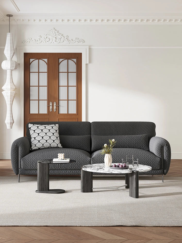 センターテーブル アッシュ材・大理石・ステンレス・強化ガラス使用 おしゃれでモダンなリビング家具 hsms-4936