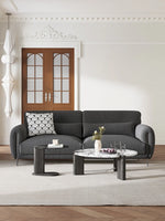 センターテーブル アッシュ材・大理石・ステンレス・強化ガラス使用 おしゃれでモダンなリビング家具 hsms-4936