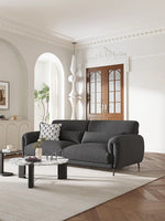 センターテーブル アッシュ材・大理石・ステンレス・強化ガラス使用 おしゃれでモダンなリビング家具 hsms-4936