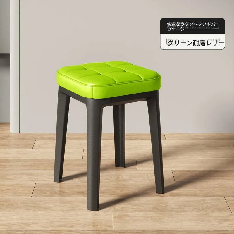 スツール グレー ベージュ シャンパン オレンジ ブラウン ブルー ダークブルー グリーン ラテックス エアレザー hsq-3489