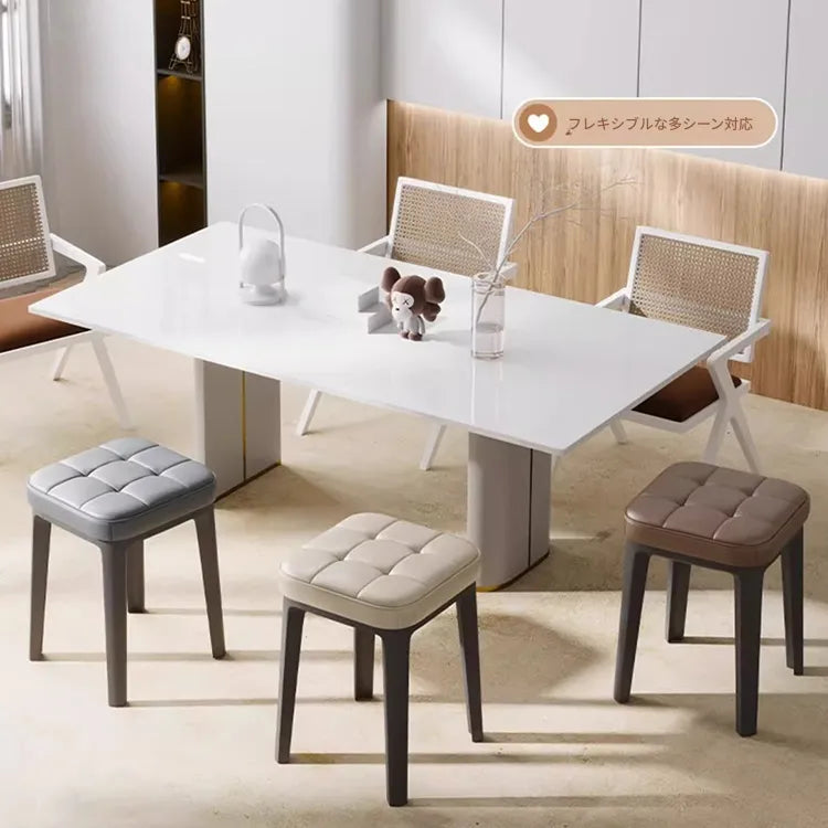 スツール グレー ベージュ シャンパン オレンジ ブラウン ブルー ダークブルー グリーン ラテックス エアレザー hsq-3489