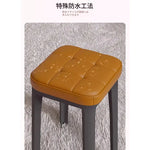 スツール グレー ベージュ シャンパン オレンジ ブラウン ブルー ダークブルー グリーン ラテックス エアレザー hsq-3489