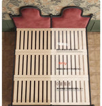 高級アッシュ材&チェリー材使用!スタイリッシュなデザインのダブルベッド - 安らぎの空間を演出【送料無料】 hsxz-2160