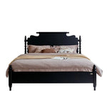 レッドオーク無垢材の高級ベッド|スタイリッシュなデザインで快適な睡眠空間を実現! hsxz-2163