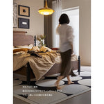 レッドオーク無垢材の高級ベッド|スタイリッシュなデザインで快適な睡眠空間を実現! hsxz-2163