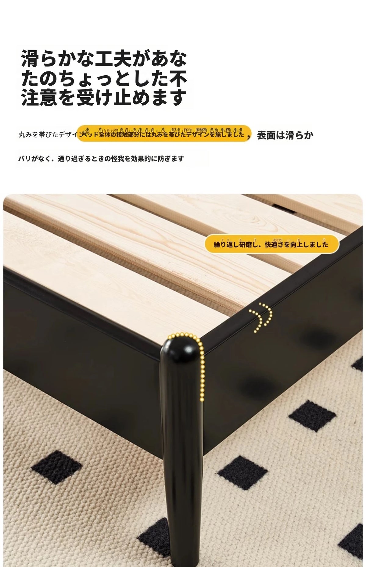 モダンデザイン合成皮革ベッド | オーク・パイン・多層板使用 | スタイリッシュな寝室に最適 hsxz-2164