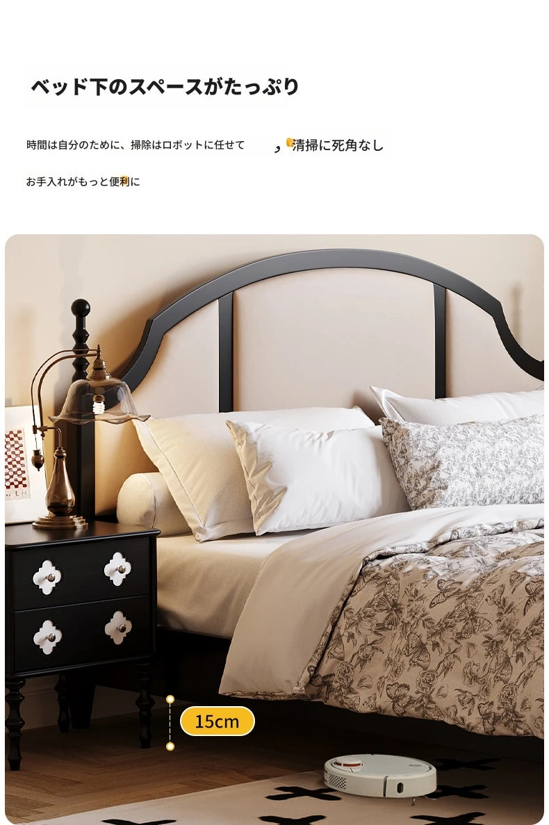 モダンデザイン合成皮革ベッド | オーク・パイン・多層板使用 | スタイリッシュな寝室に最適 hsxz-2164