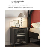 アッシュ材とパインの華やかなデザインベッド|ユーカリ素材の上質な寝心地|モダンインテリアに最適! hsxz-2166