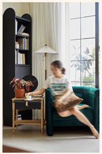 レッドオーク製ナイトテーブル|スタイリッシュなデザインと機能性|おしゃれなインテリアに最適 hsxz-2169