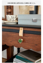 レッドオーク製ナイトテーブル|スタイリッシュなデザインと機能性|おしゃれなインテリアに最適 hsxz-2169