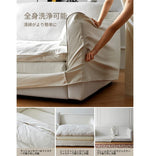 リネンダウンソファー|上質な絹綿とパイン素材で作られたモダンなリビング空間を演出! hsxz-2172