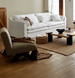 リネンダウンソファー|上質な絹綿とパイン素材で作られたモダンなリビング空間を演出! hsxz-2172