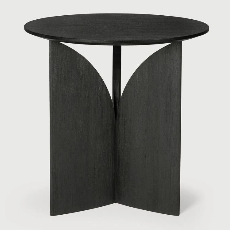 シンプルでスタイリッシュなオーク製センターテーブル - ブラック仕上げのモダンデザイン hsxz-2176