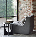 シンプルでスタイリッシュなオーク製センターテーブル - ブラック仕上げのモダンデザイン hsxz-2176