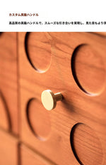 無垢材と銅を使用した美しいデザインのキャビネット - モダンインテリアに最適! hsxz-2179