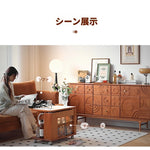 無垢材と銅を使用した美しいデザインのキャビネット - モダンインテリアに最適! hsxz-2179