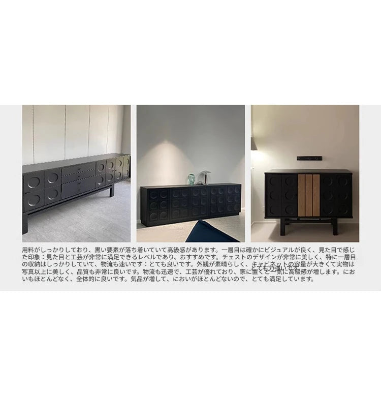 モダンデザインの多層板キャビネット - ガラス扉付き収納家具、リビングやダイニングに最適! hsxz-2180