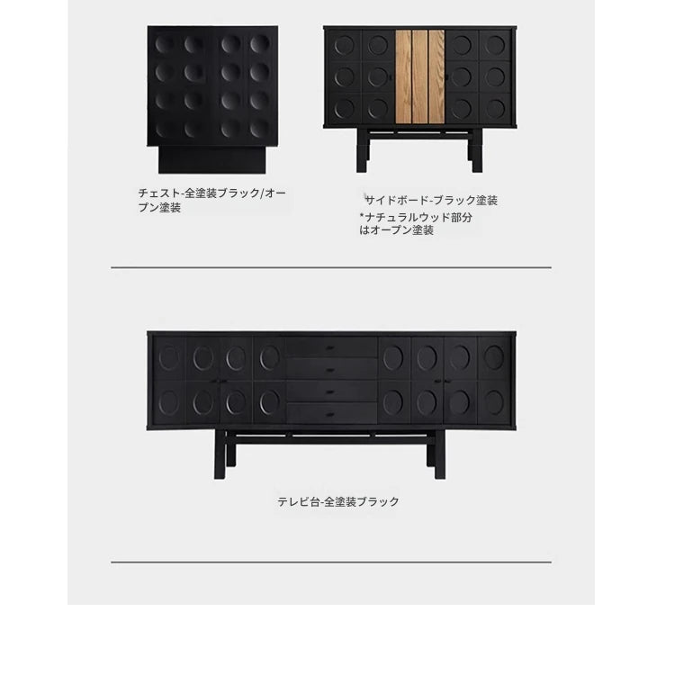 モダンデザインの多層板キャビネット - ガラス扉付き収納家具、リビングやダイニングに最適! hsxz-2180