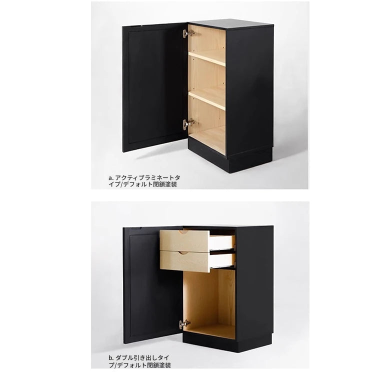 モダンデザインの多層板キャビネット - ガラス扉付き収納家具、リビングやダイニングに最適! hsxz-2180