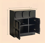 アッシュ材多層板キャビネット - モダンデザインで収納力抜群、自宅をおしゃれに演出! hsxz-2181