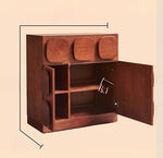 アッシュ材多層板キャビネット - モダンデザインで収納力抜群、自宅をおしゃれに演出! hsxz-2181