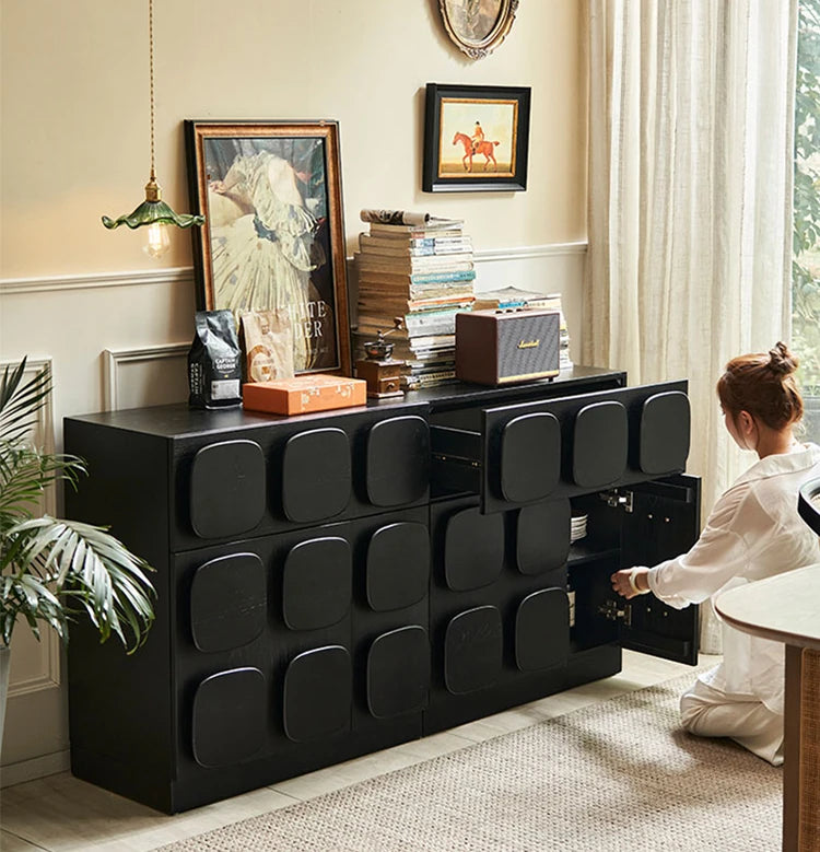 アッシュ材多層板キャビネット - モダンデザインで収納力抜群、自宅をおしゃれに演出! hsxz-2181