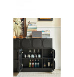 アッシュ材多層板キャビネット - モダンデザインで収納力抜群、自宅をおしゃれに演出! hsxz-2181