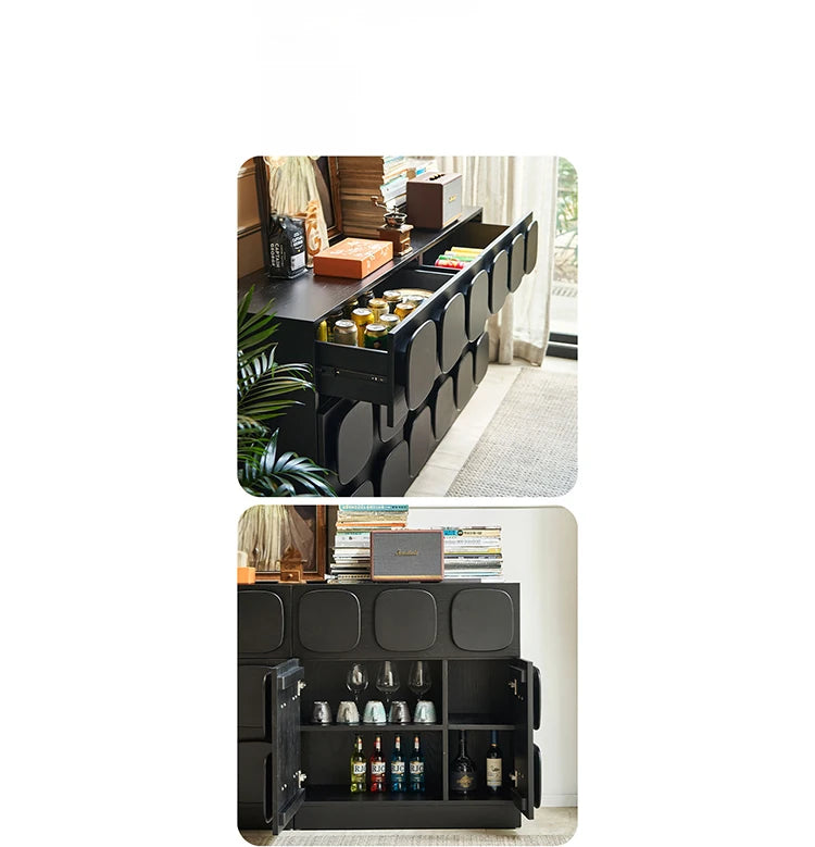 アッシュ材多層板キャビネット - モダンデザインで収納力抜群、自宅をおしゃれに演出! hsxz-2181