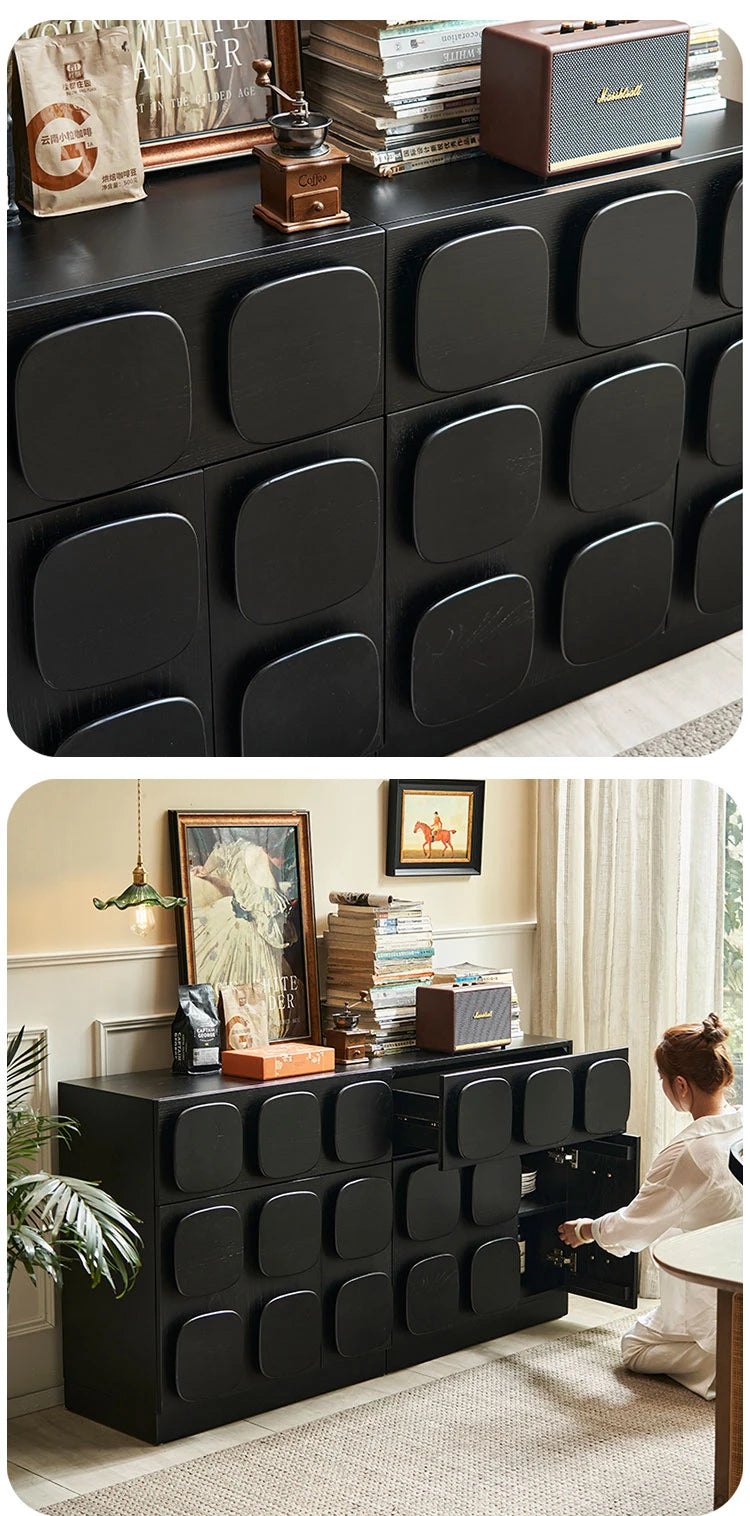 アッシュ材多層板キャビネット - モダンデザインで収納力抜群、自宅をおしゃれに演出! hsxz-2181