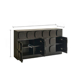 アッシュ材多層板キャビネット - モダンデザインで収納力抜群、自宅をおしゃれに演出! hsxz-2181